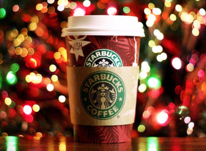 Weihnachten-Starbucks