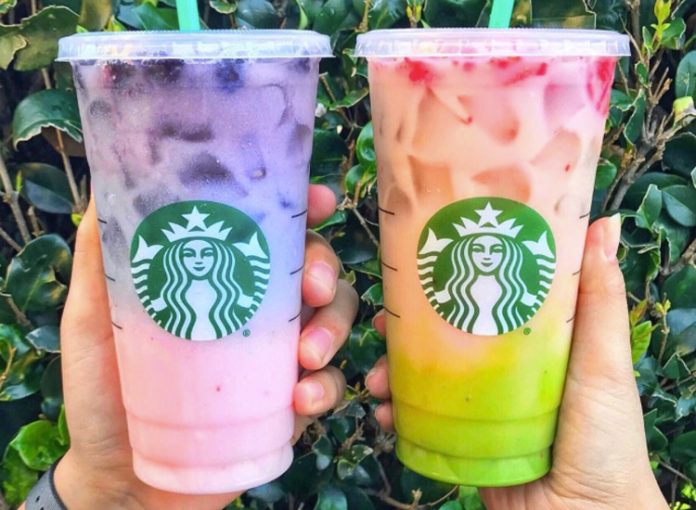 Starbucks Pink Purple Drink und Matcha Pink Drink