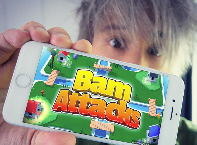 Julien Bam hat jetzt eine eigene Game-App namens BamAttacks