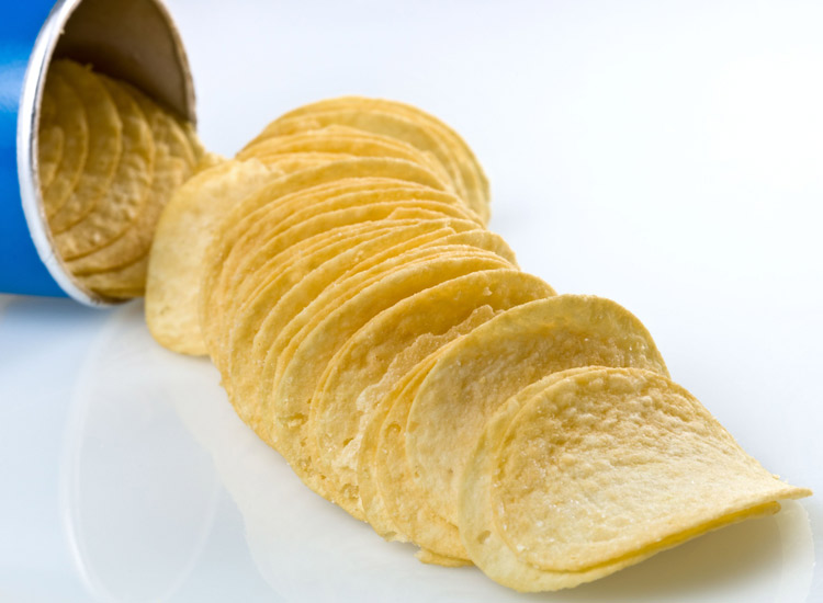 Pringles Chips richtig essen