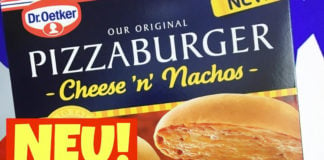 Pizzaburger Cheese n Nachos von Dr Oetker