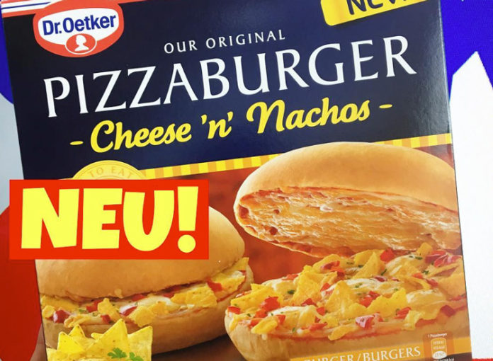 Pizzaburger Cheese n Nachos von Dr Oetker