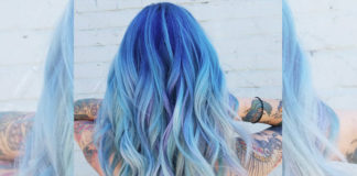 Ocean Hair: Blaue Haare sind trendy