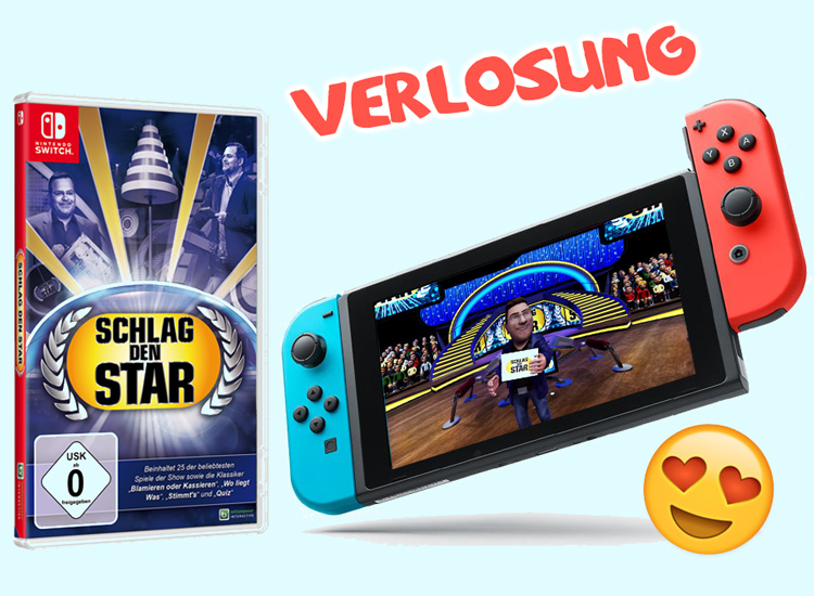Schlag den Star-Gewinnspiel: Wir verlosen 5 x Game + eine Nintendo Switch-Konsole