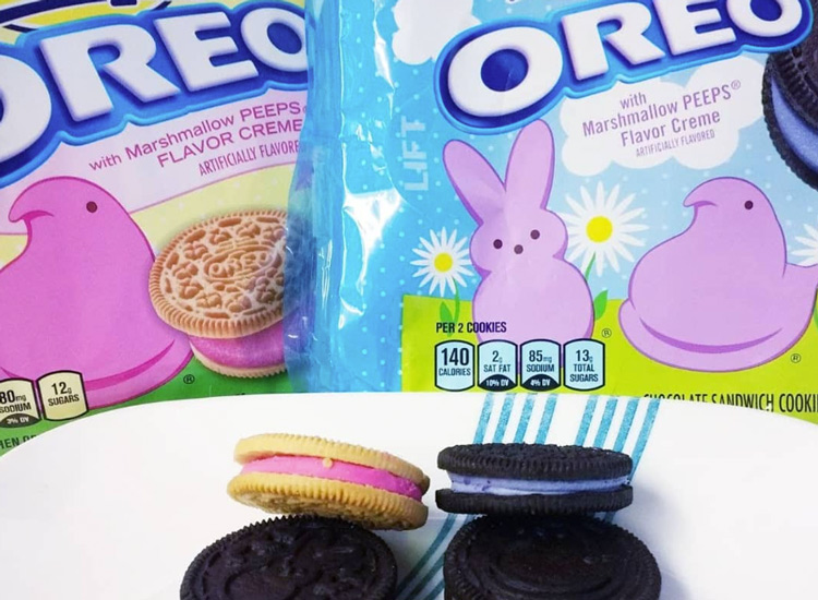 Neue Oreo Sorte zu Ostern: Peeps Oreo mit Mashmallow Creme