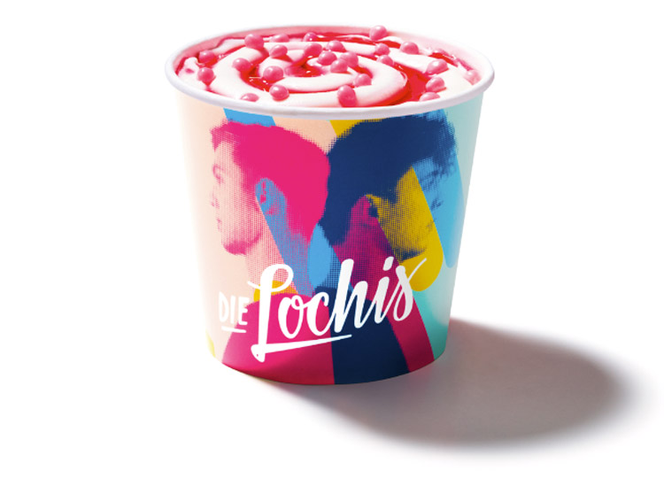 Das Pink Bubble Eis ist das neue McFlurry von den Lochis!