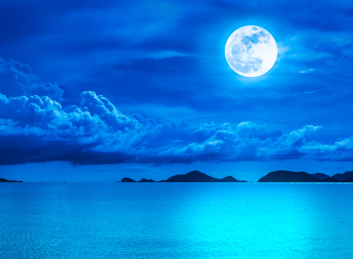 Blue Moon: Der Vollmond ist heute ein blauer Mond