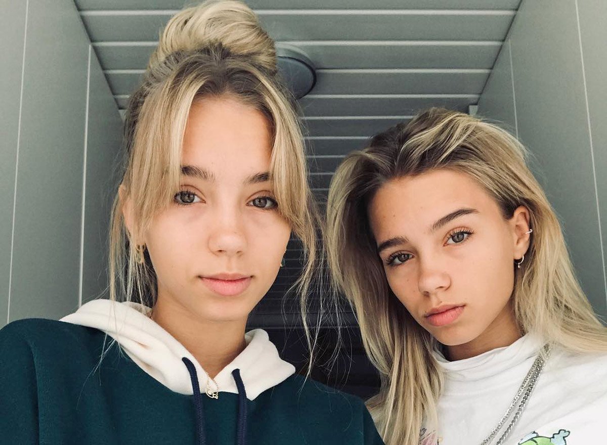 Lisa und Lena designen drei Paar Buffalo-Schuhe