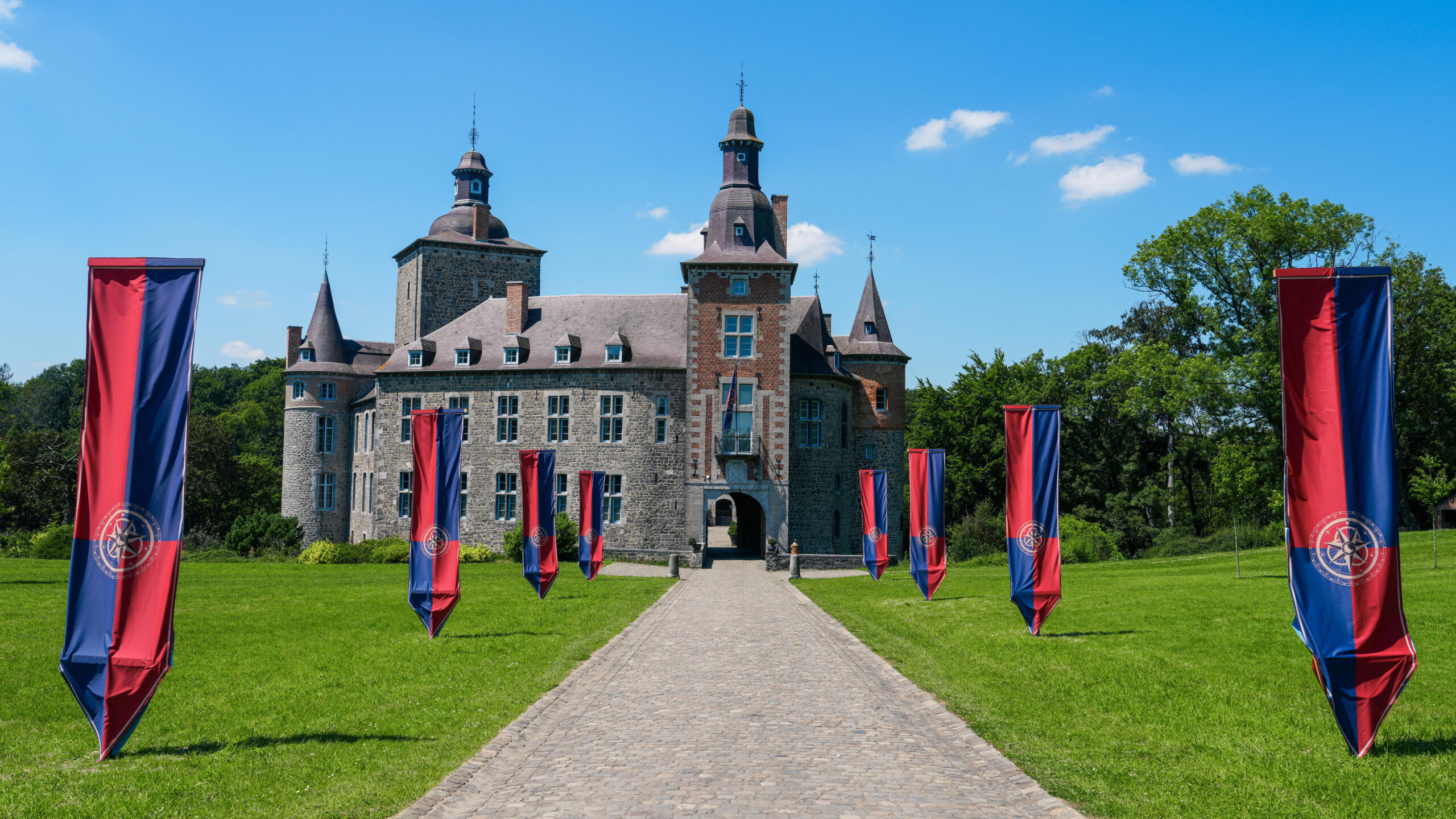 Das Château de Mielmont in Belgien diente in allen vier Staffeln als Kulisse für die Verräter-Reality-Show