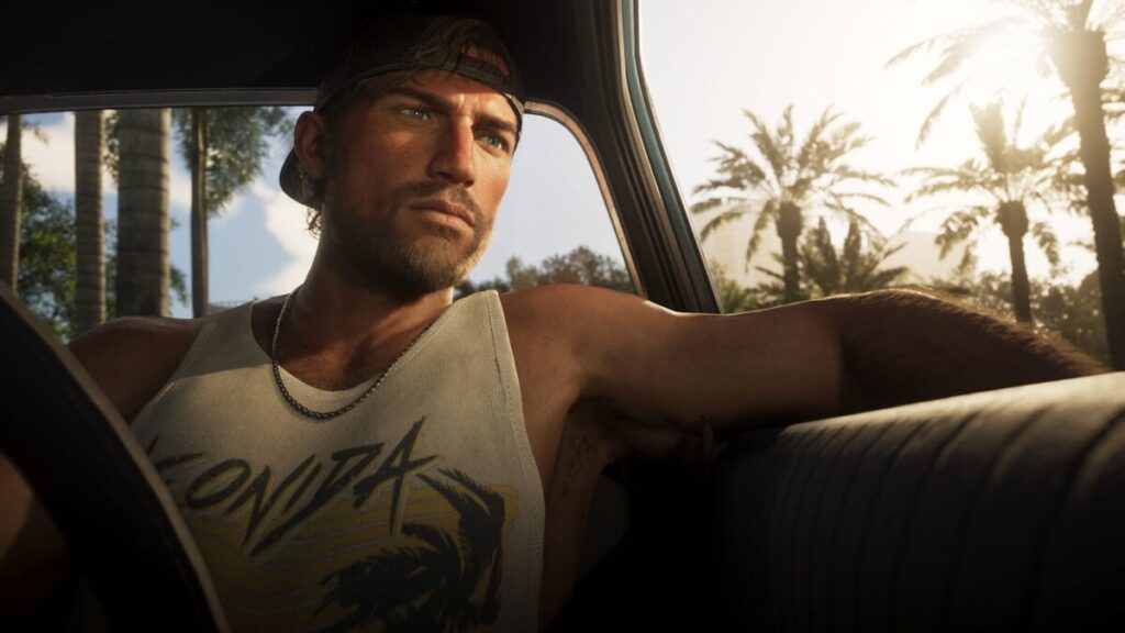 Jason Duval fährt durch Vice City, Blick aus dem Wageninneren